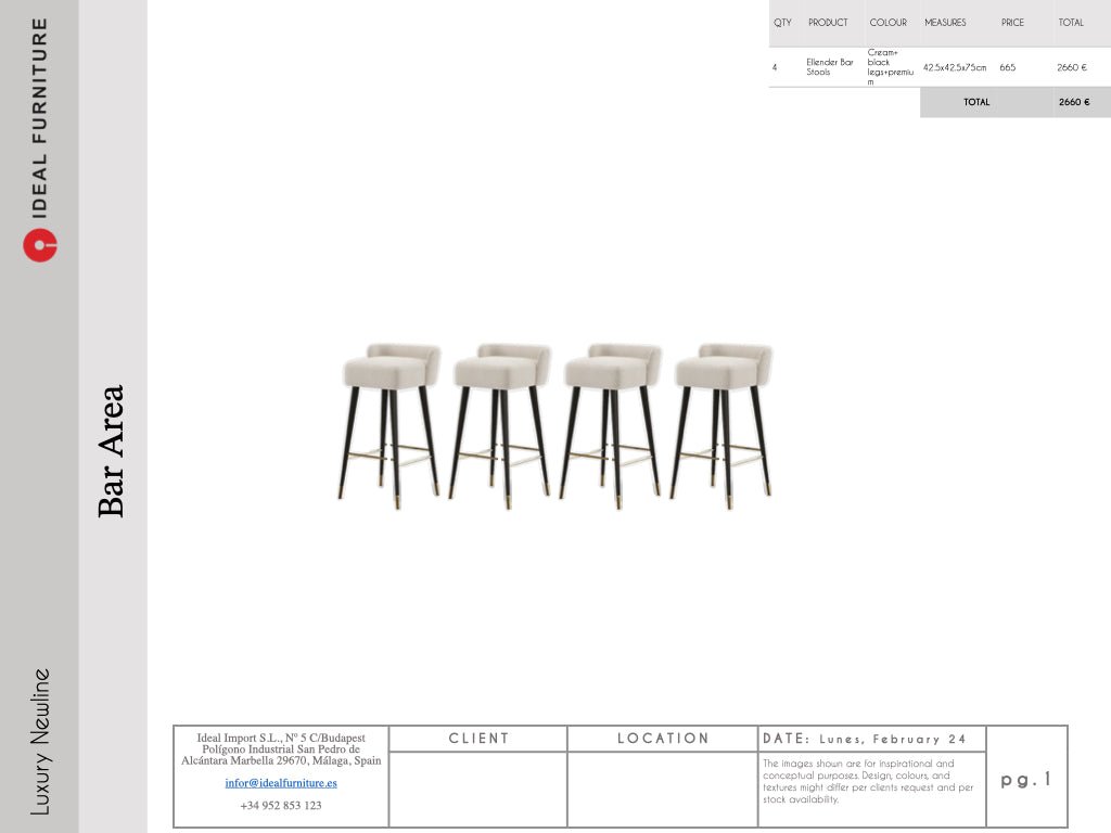 Luxury Newline Package - Ideal Furniture ES