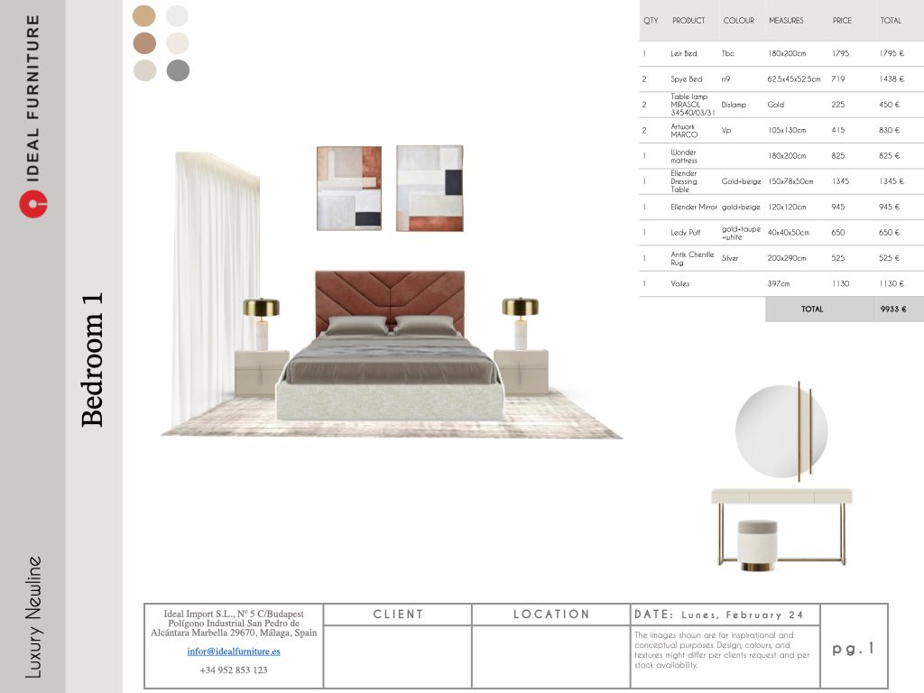 Luxury Newline Package - Ideal Furniture ES