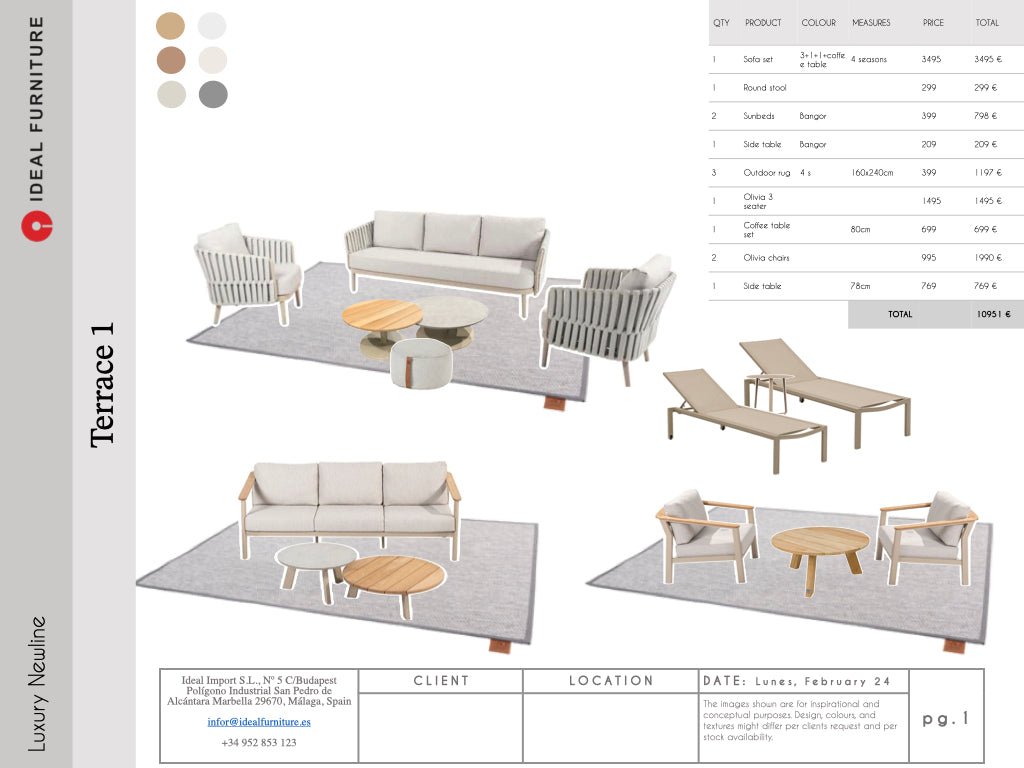 Luxury Newline Package - Ideal Furniture ES