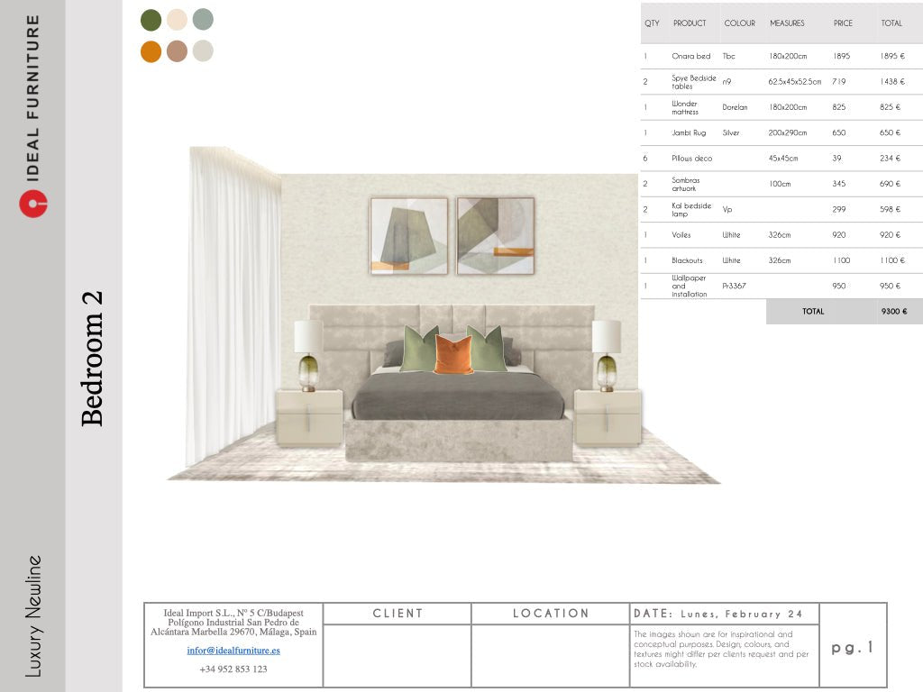 Luxury Newline Package - Ideal Furniture ES
