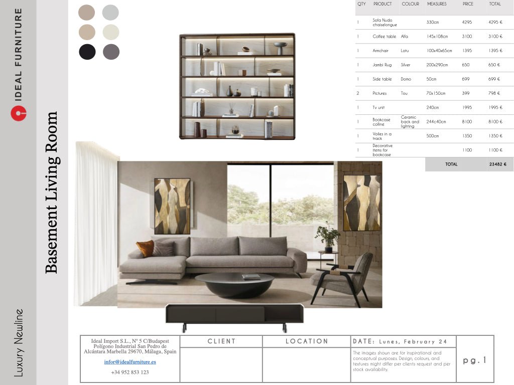 Luxury Newline Package - Ideal Furniture ES