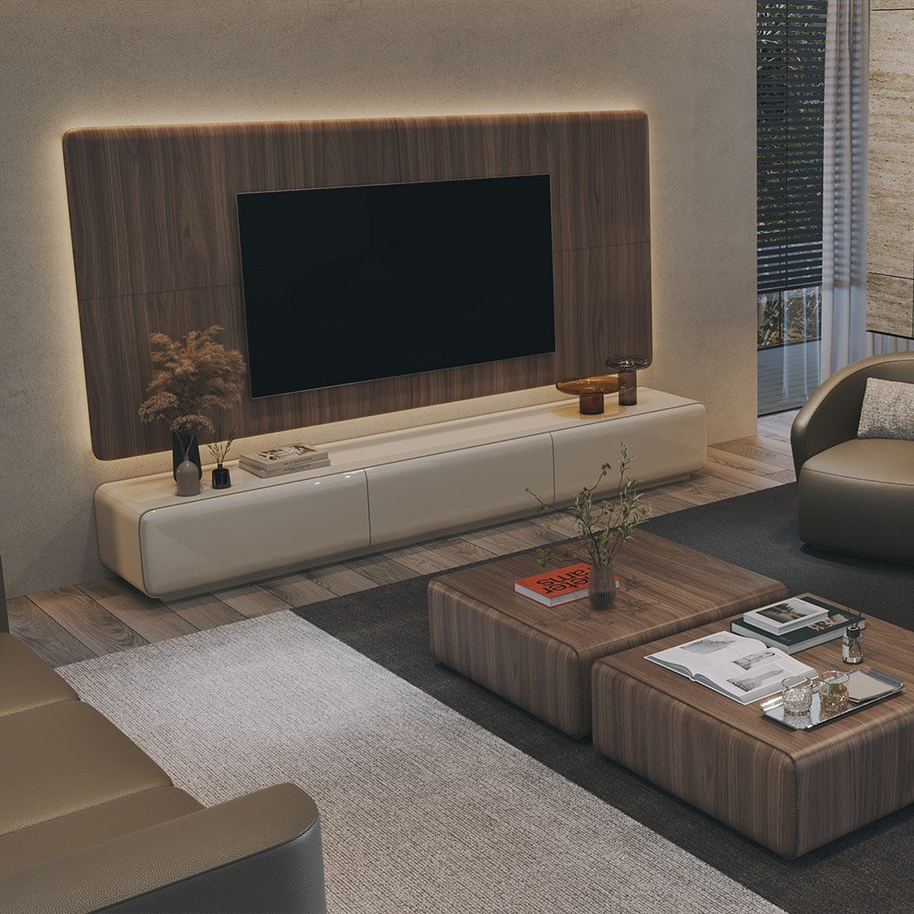 Rocco low TV unit - Ideal Furniture ES