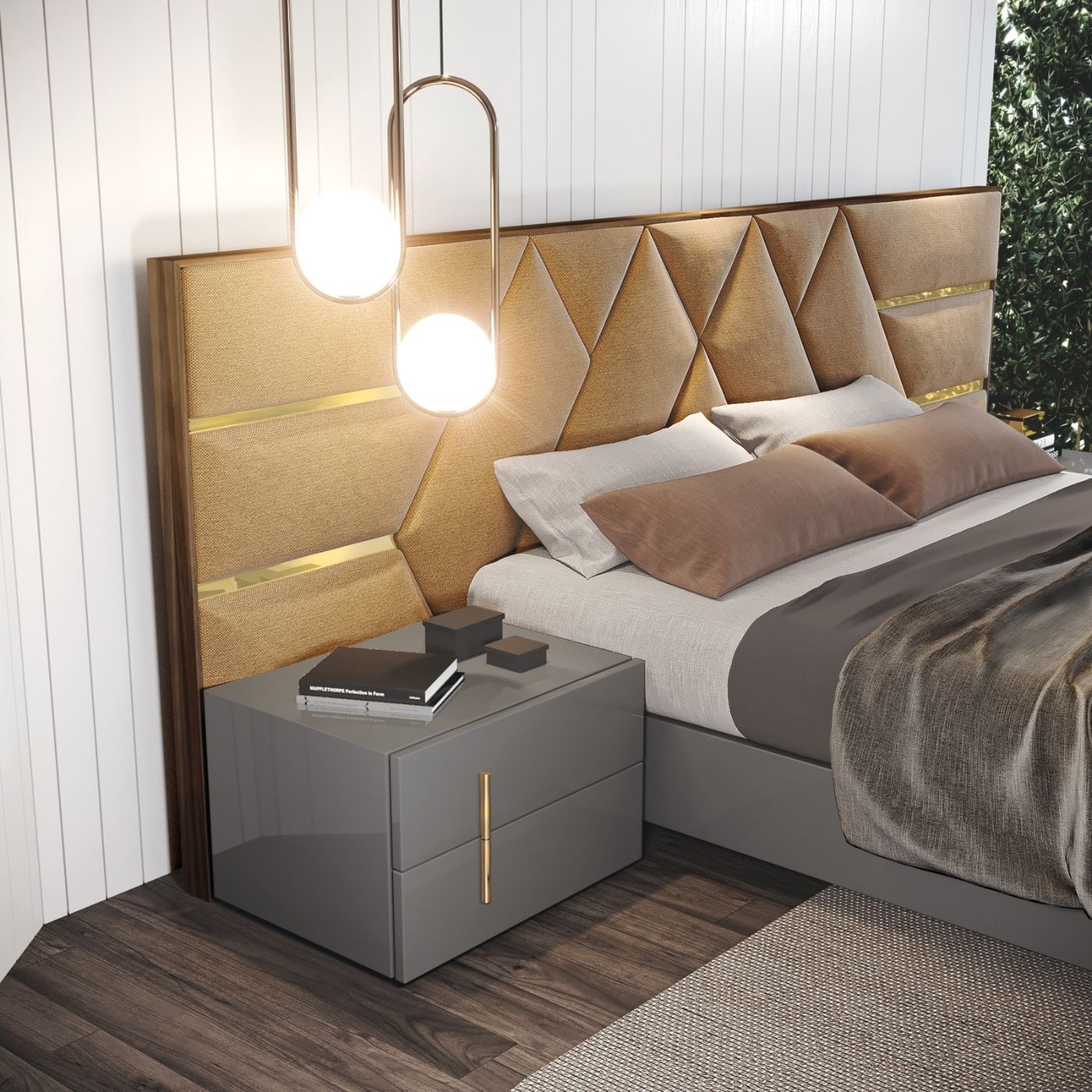 Gilv bedside table - Ideal Furniture ES